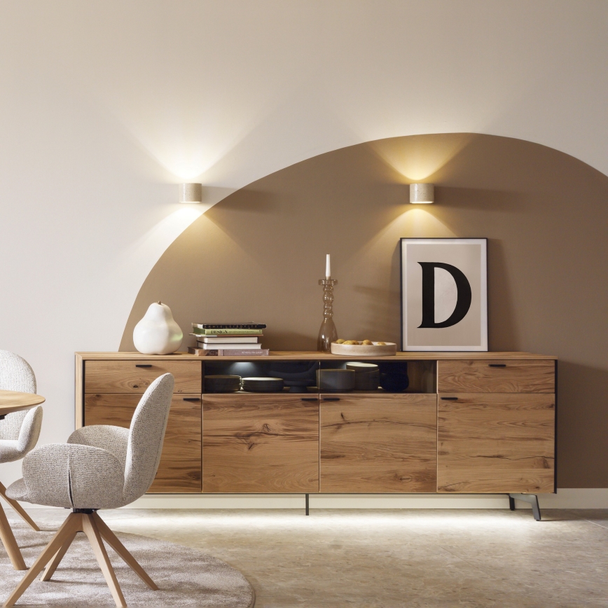 Schöner Wohnen 12542-42 - Væglampe TRAVENTA 1xG9/10W/230V beton