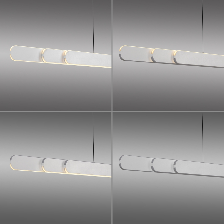 Schöner Wohnen 12577-16 - LED dæmpbar pendel på wire ADRIANA ROUND 2xLED/24W/230V 2700/3000/3500/4000/5000K hvid