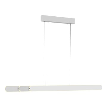 Schöner Wohnen 12577-16 - LED-dæmpbar pendel på vaier ADRIANA ROUND 2xLED/24W/230V 2700/3000/3500/4000/5000K 160 cm hvid
