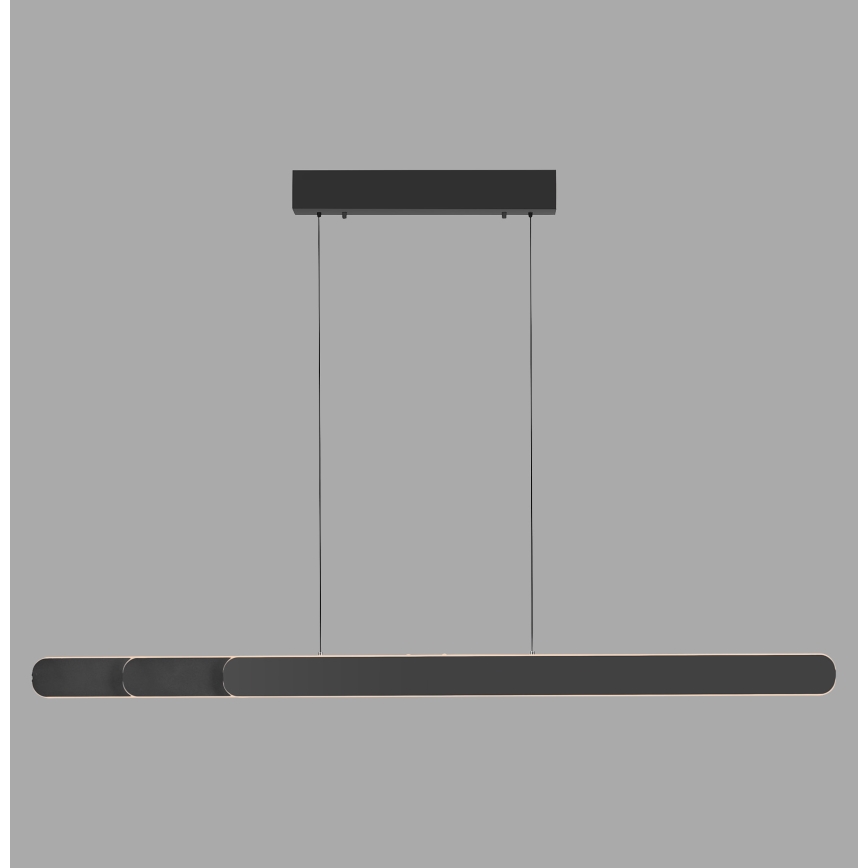 Schöner Wohnen 12577-18 - Dæmpbar LED-pendel på kabel ADRIANA ROUND 2xLED/24W/230V 2700/3000/3500/4000/5000K sort