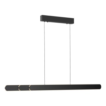 Schöner Wohnen 12577-18 - Dæmpbar LED-pendel på wire ADRIANA ROUND 2xLED/24W/230V 2700/3000/3500/4000/5000K 160 cm sort