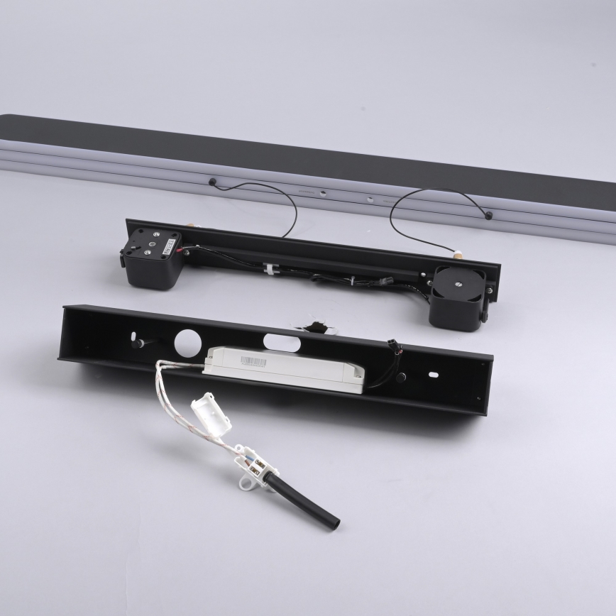 Schöner Wohnen 12577-18 - Dæmpbar LED-pendel på wire ADRIANA ROUND 2xLED/24W/230V 2700/3000/3500/4000/5000K 160 cm sort