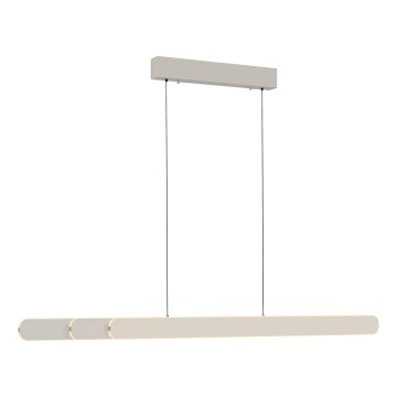 Schöner Wohnen 12577-39 - Dæmpbar LED-pendel på kabel ADRIANA ROUND 2xLED/24W/230V 2700/3000/3500/4000/5000K 160 cm grå