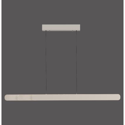 Schöner Wohnen 12577-39 - ADRIANA ROUND dæmpbar LED-pendel på kabel 2xLED/24W/230V 2700/3000/3500/4000/5000K grå