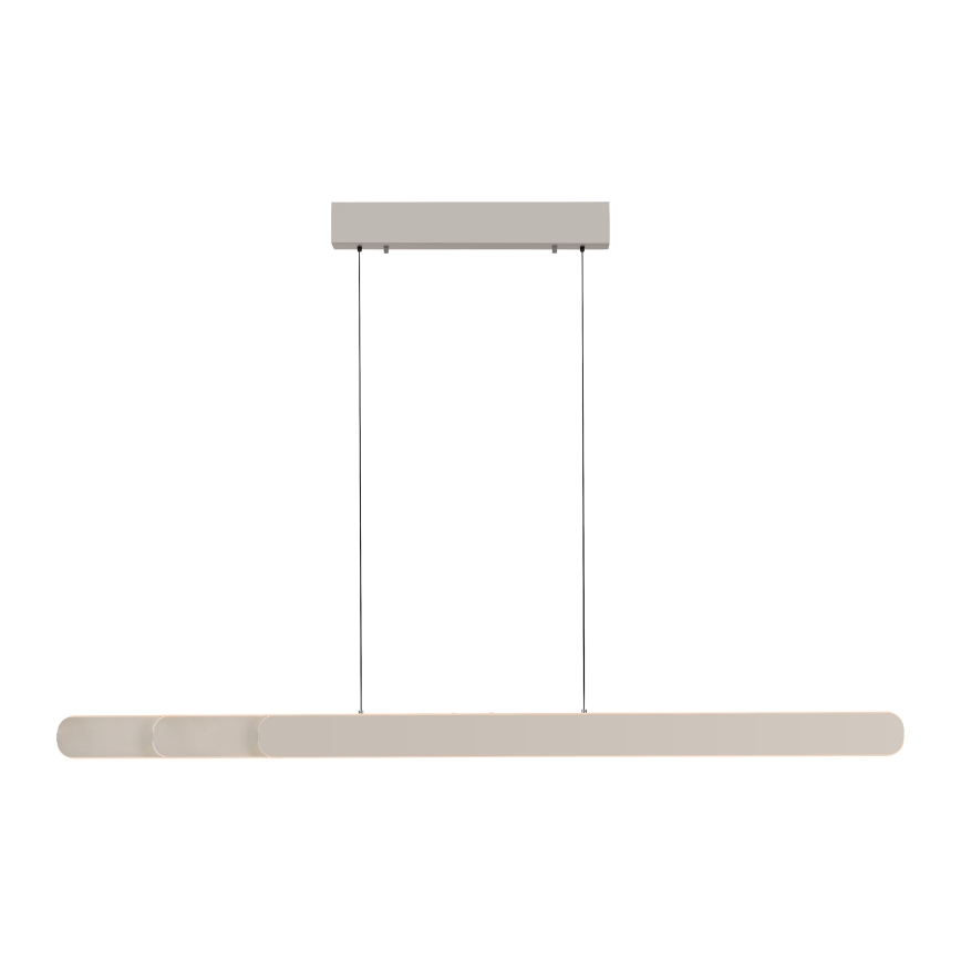 Schöner Wohnen 12577-39 - ADRIANA ROUND dæmpbar LED-pendel på kabel 2xLED/24W/230V 2700/3000/3500/4000/5000K grå