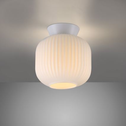 Schöner Wohnen 13574-16 - NAMI loftlampe 1xE27/25W/230V Ø 20 cm, hvid