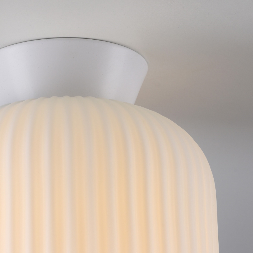 Schöner Wohnen 13574-16 - NAMI loftlampe 1xE27/25W/230V Ø 20 cm, hvid