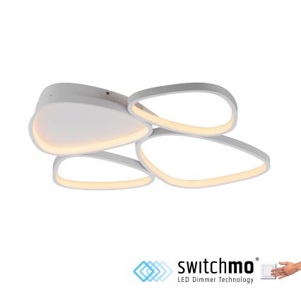 Schöner Wohnen 14038-16 - Dæmpbar LED-loftlampe PEBBLES LED/35,5W/230V hvid