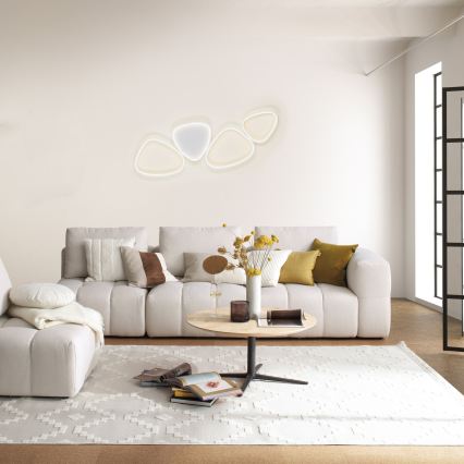 Schöner Wohnen 14039-16 - LED-dæmpbar loftlampe PEBBLES LED/35,5W/230V hvid