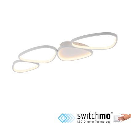 Schöner Wohnen 14039-16 - LED-dæmpbar loftlampe PEBBLES LED/35,5W/230V hvid
