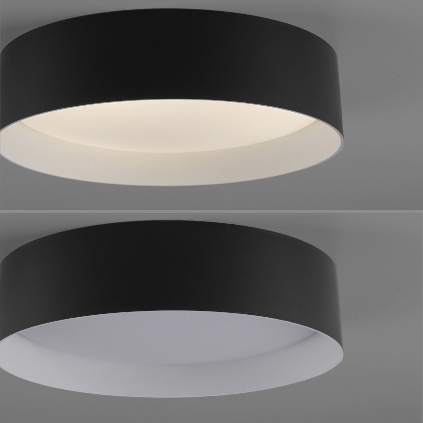 Schöner Wohnen 14593-18 - Dæmpbar LED-loftlampe TAVOLI LED/10W/230V 2700-6500K Ø 28,5 cm sort + fjernbetjening