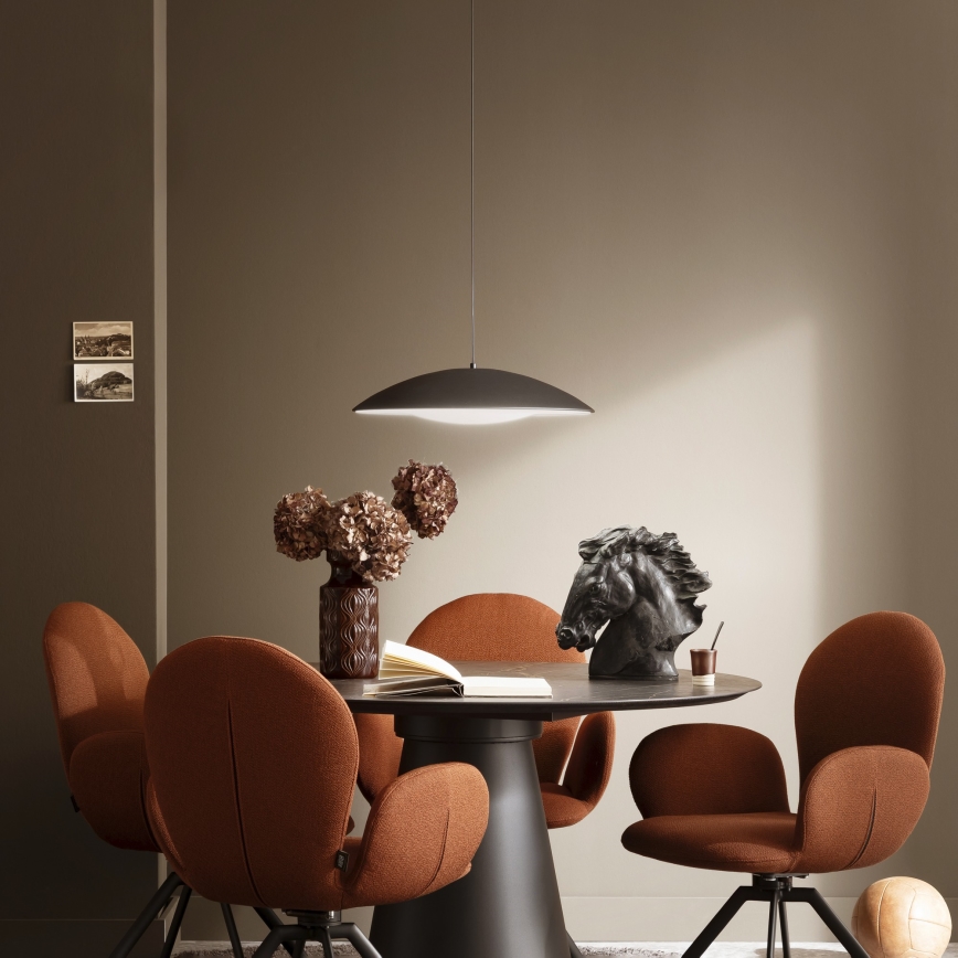 Schöner Wohnen 14606-18 - LENTE LED/17W/230V, dæmpbar LED-pendel på wire, Ø 40 cm, sort