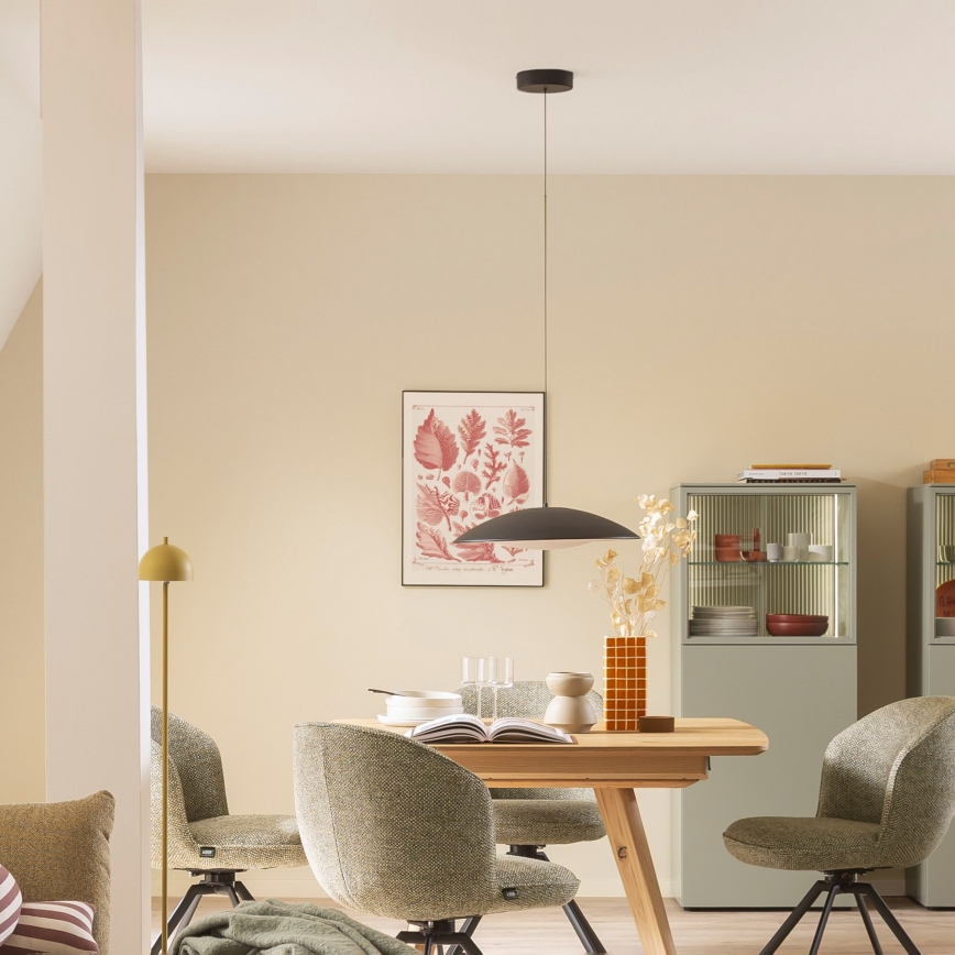 Schöner Wohnen 14606-18 - LENTE LED/17W/230V, dæmpbar LED-pendel på wire, Ø 40 cm, sort