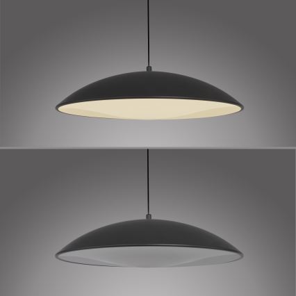 Schöner Wohnen 14606-18 - LENTE LED/17W/230V, dæmpbar LED-pendel på wire, Ø 40 cm, sort