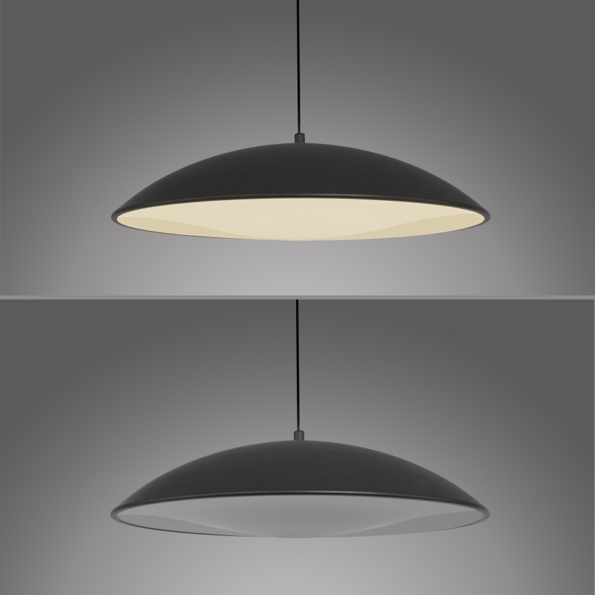 Schöner Wohnen 14606-18 - LENTE LED/17W/230V, dæmpbar LED-pendel på wire, Ø 40 cm, sort