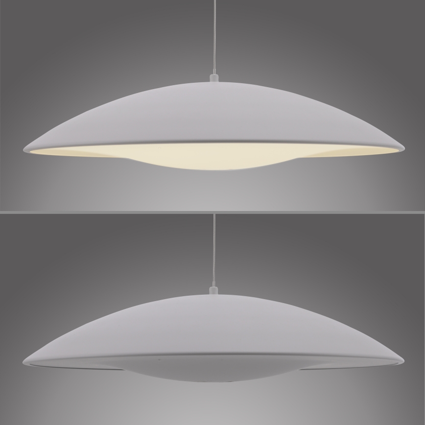 Schöner Wohnen 14607-16 - LED dæmpbar pendel på wire LENTE LED/23W/230V Ø 50 cm hvid