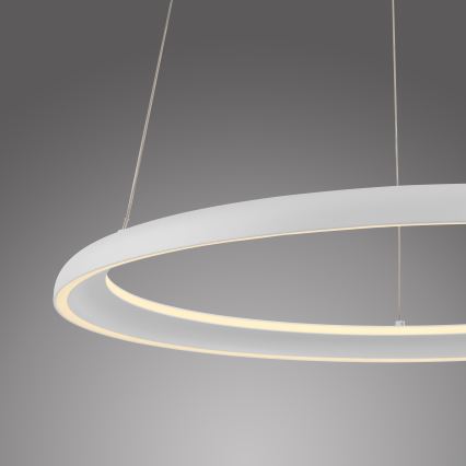 Schöner Wohnen 15570-16 - Dæmpbar LED-pendel på kabel QUILLO LED/36W/230V Ø 60 cm hvid
