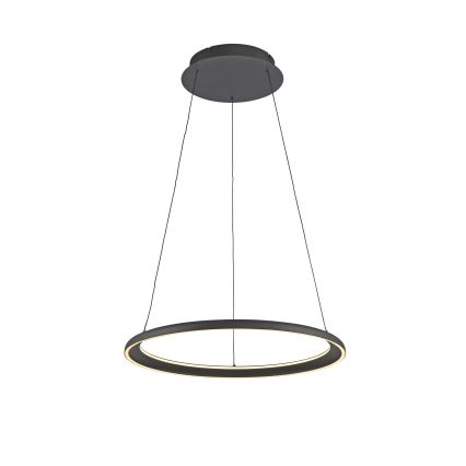 Schöner Wohnen 15570-18 - Dæmpbar LED-pendel med wire QUILLO LED/36W/230V Ø 60 cm sort