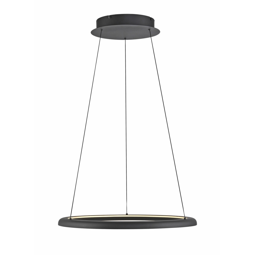 Schöner Wohnen 15570-18 - Dæmpbar LED-pendel med wire QUILLO LED/36W/230V Ø 60 cm sort