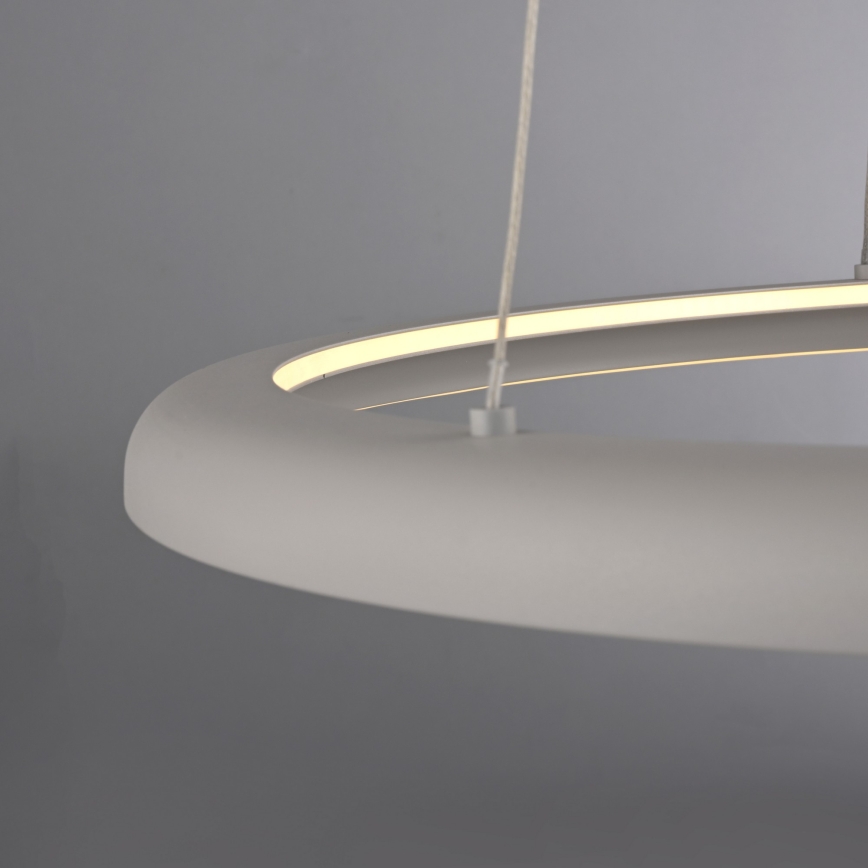 Schöner Wohnen 15570-39 - Dæmpbar LED-pendel på wire QUILLO LED/36W/230V Ø 60 cm grå