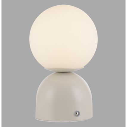 Schöner Wohnen 19218-39 - LED, dæmpbar, berøringsbetjent genopladelig bordlampe RUDI LED/1,2W/5V 3000-6000K 1200 mAh grå