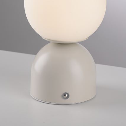 Schöner Wohnen 19218-39 - LED, dæmpbar, berøringsbetjent genopladelig bordlampe RUDI LED/1,2W/5V 3000-6000K 1200 mAh grå