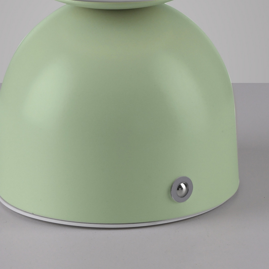 Schöner Wohnen 19218-43 - Dæmpbar berøringsbetjent genopladelig bordlampe RUDI LED/1,2W/5V 3000-6000K 1200 mAh grøn