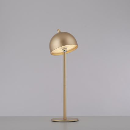 Schöner Wohnen 19244-12 - dæmpbar, berøringsbetjent, genopladelig udendørs bordlampe BELLIS LED/2,5W/5V 2600 mAh IP54 guld