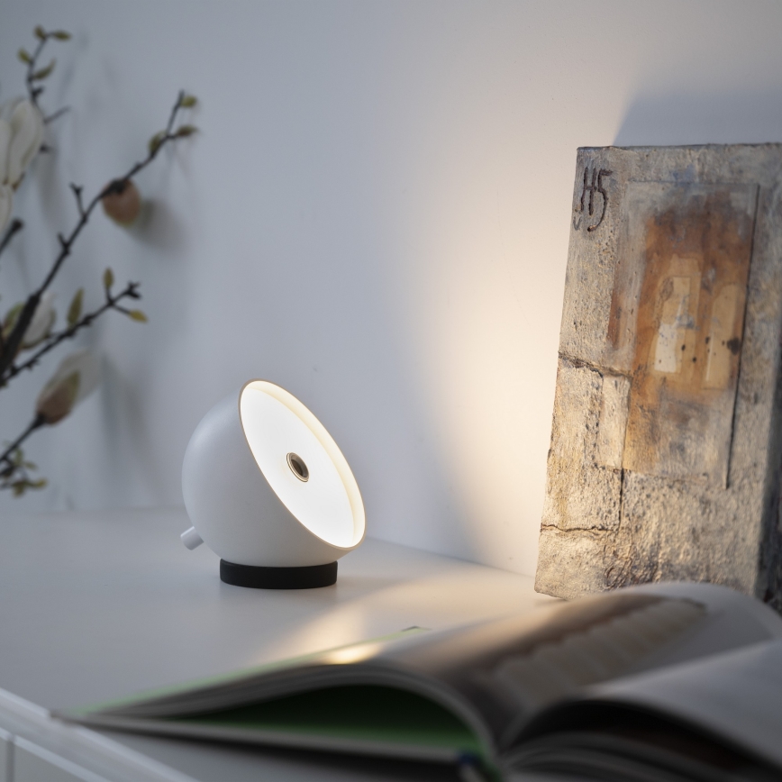 Schöner Wohnen 19244-16 - LED-dæmpbar berøringsbetjent genopladelig udendørs bordlampe BELLIS LED/2,5W/5V 2600 mAh IP54 hvid