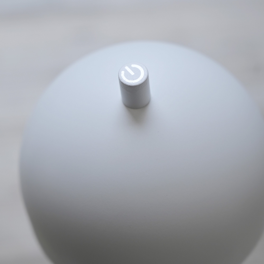 Schöner Wohnen 19244-16 - LED-dæmpbar berøringsbetjent genopladelig udendørs bordlampe BELLIS LED/2,5W/5V 2600 mAh IP54 hvid