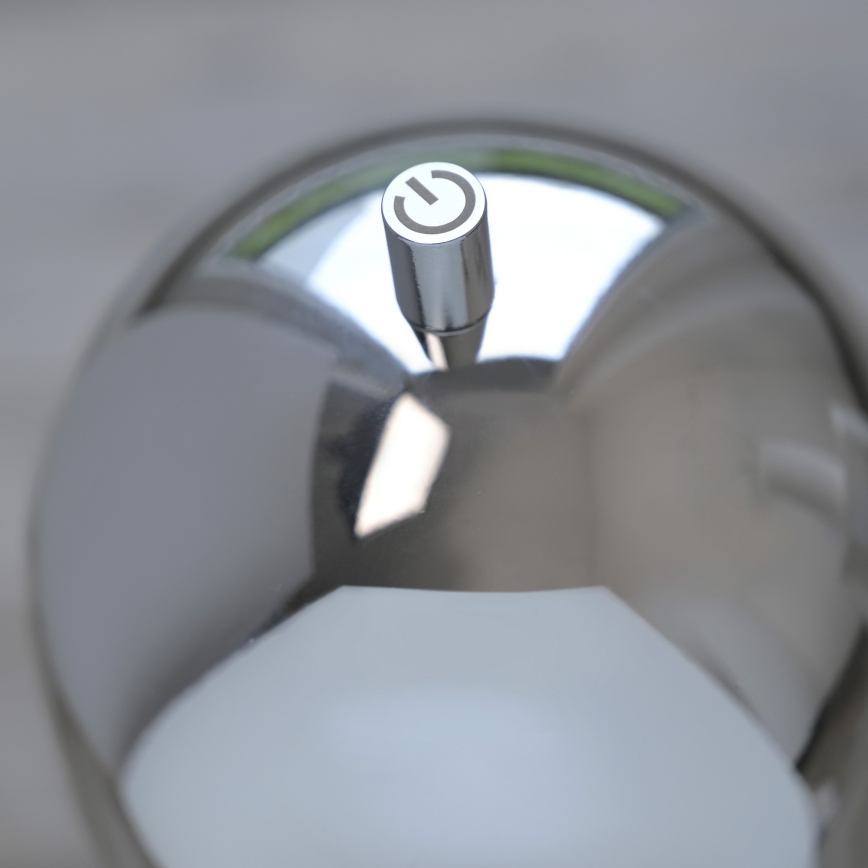 Schöner Wohnen 19244-17 - LED dæmpbar berøringsbetjent genopladelig udendørs bordlampe BELLIS LED/2,5W/5V 2600 mAh IP54 skinnende krom