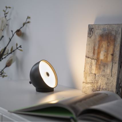 Schöner Wohnen 19244-18 - LED dæmpbar berøringsbetjent genopladelig udendørs bordlampe BELLIS LED/2,5W/5V 2600 mAh IP54 sort