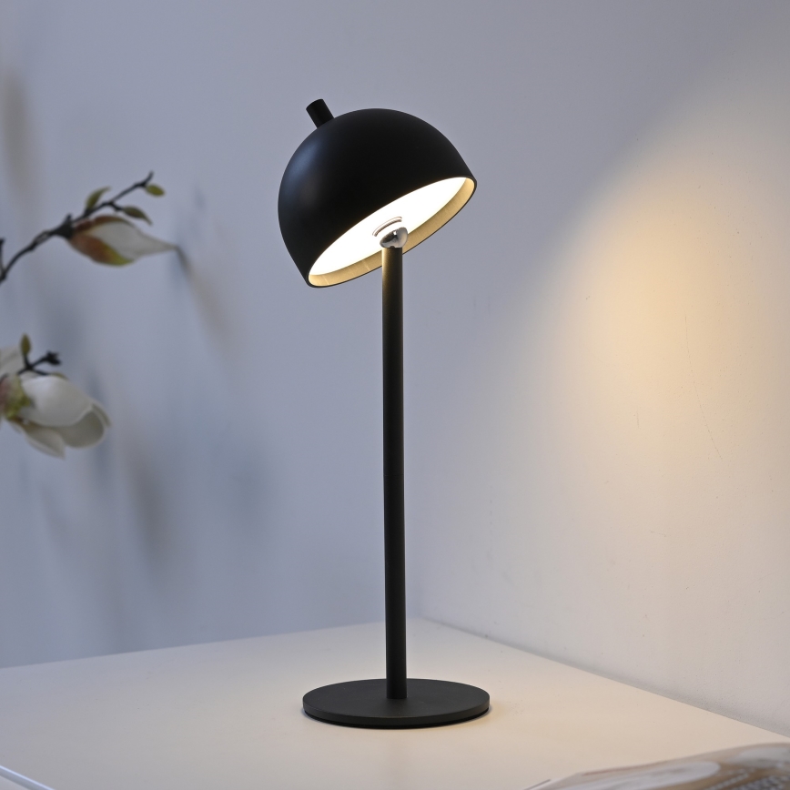 Schöner Wohnen 19244-18 - LED dæmpbar berøringsbetjent genopladelig udendørs bordlampe BELLIS LED/2,5W/5V 2600 mAh IP54 sort