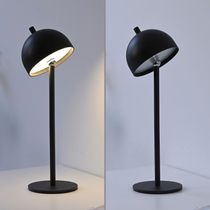 Schöner Wohnen 19244-18 - LED dæmpbar berøringsbetjent genopladelig udendørs bordlampe BELLIS LED/2,5W/5V 2600 mAh IP54 sort