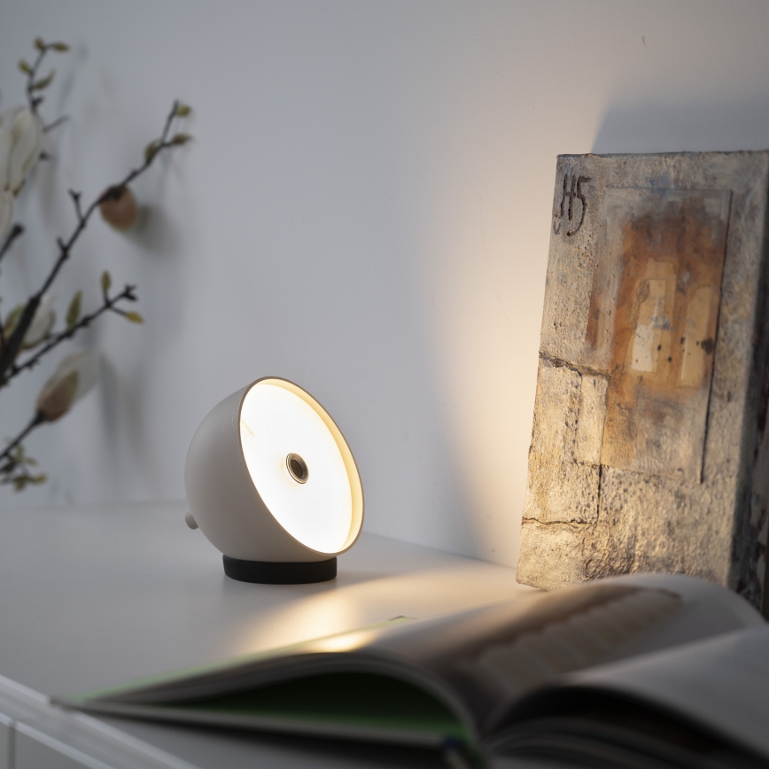 Schöner Wohnen 19244-39 - LED dæmpbar berøringsbetjent genopladelig udendørs bordlampe BELLIS LED/2,5W/5V 2600 mAh IP54 grå