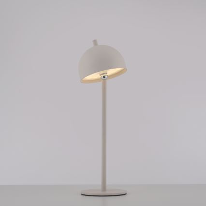 Schöner Wohnen 19244-39 - LED dæmpbar berøringsbetjent genopladelig udendørs bordlampe BELLIS LED/2,5W/5V 2600 mAh IP54 grå