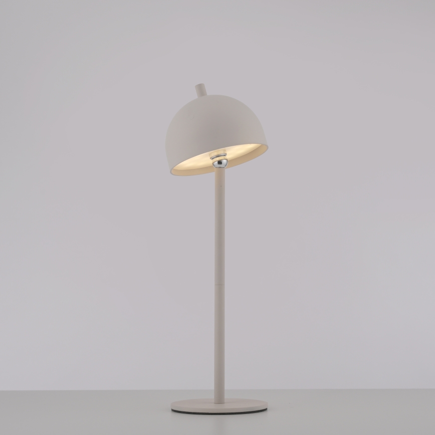 Schöner Wohnen 19244-39 - LED dæmpbar berøringsbetjent genopladelig udendørs bordlampe BELLIS LED/2,5W/5V 2600 mAh IP54 grå