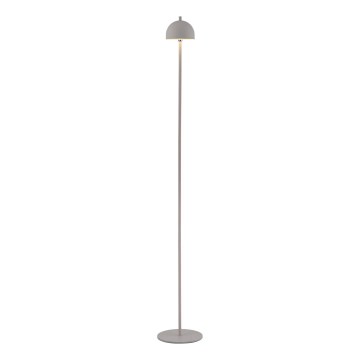 Schöner Wohnen 19245-39 - LED dæmpbar berøringsbetjent genopladelig udendørs gulvlampe BELLIS LED/2,5W/5V 2600 mAh IP54 grå