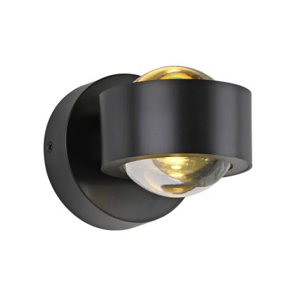 Schöner Wohnen 19331-18 - LED-væglampe CHIA 2xLED/2W/230V sort