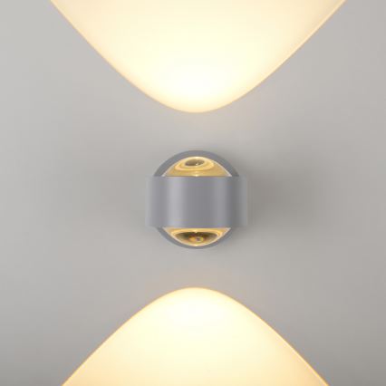 Schöner Wohnen 19331-21 - LED-væglampe CHIA 2xLED/2W/230V antracit