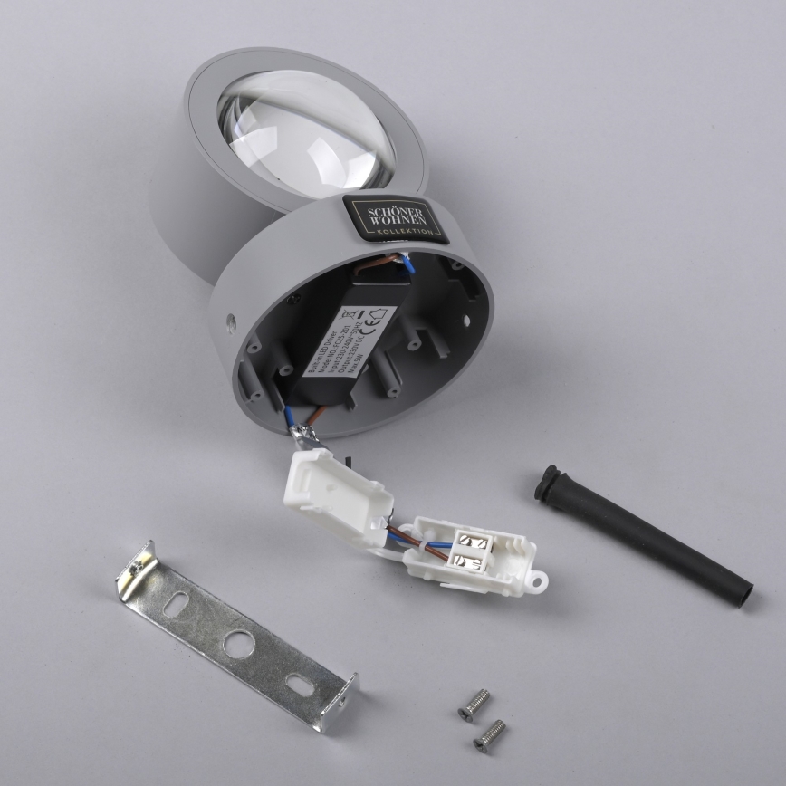 Schöner Wohnen 19331-21 - LED-væglampe CHIA 2xLED/2W/230V antracit