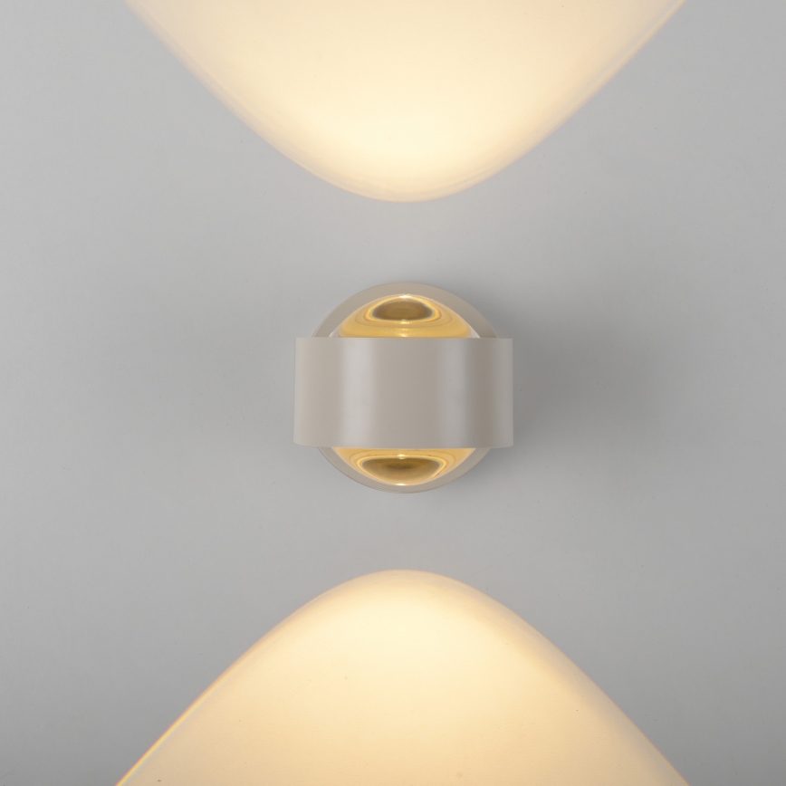 Schöner Wohnen 19331-39 - LED-væglampe CHIA 2xLED/2W/230V grå