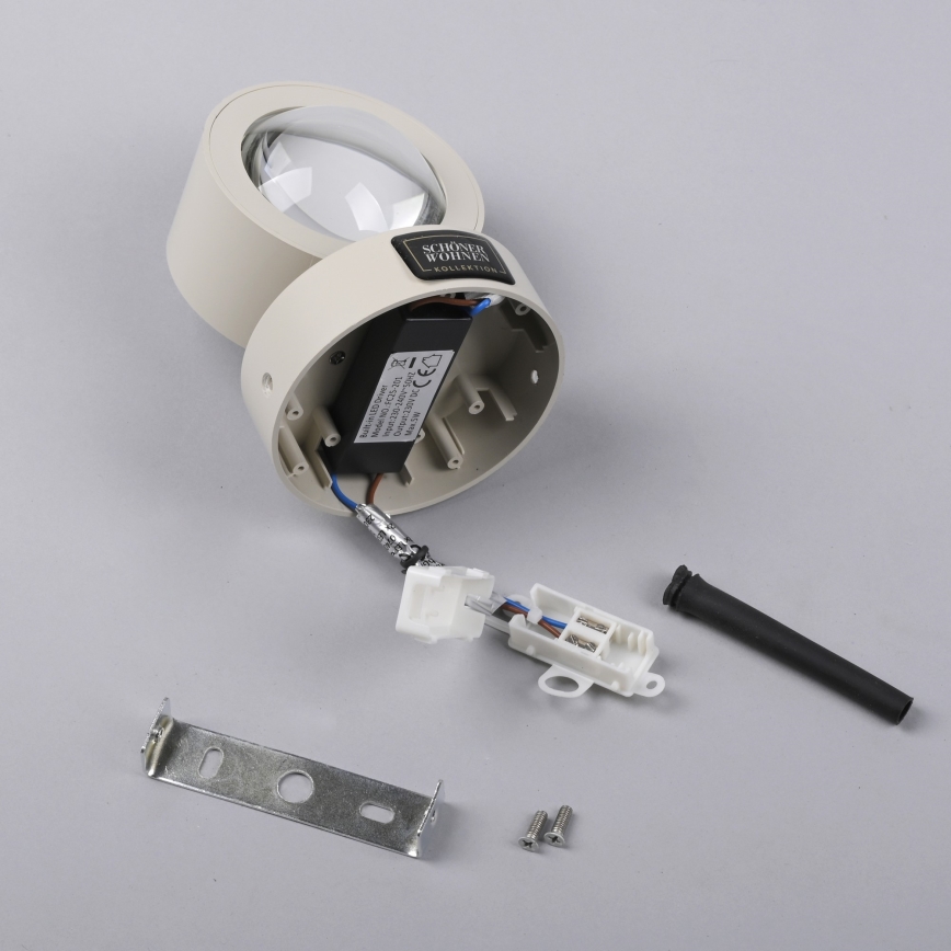 Schöner Wohnen 19331-39 - LED-væglampe CHIA 2xLED/2W/230V grå