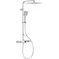 Schütte 60530 - Brusesæt med termostatisk brusebatteri OCEAN blank krom