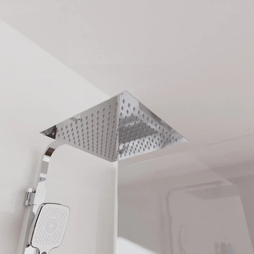 Schütte 60530 - Brusesæt med termostatisk brusebatteri OCEAN blank krom