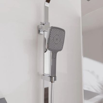 Schütte 60531 - Brusesæt med termostatisk armatur OCEAN, blank krom/antracit