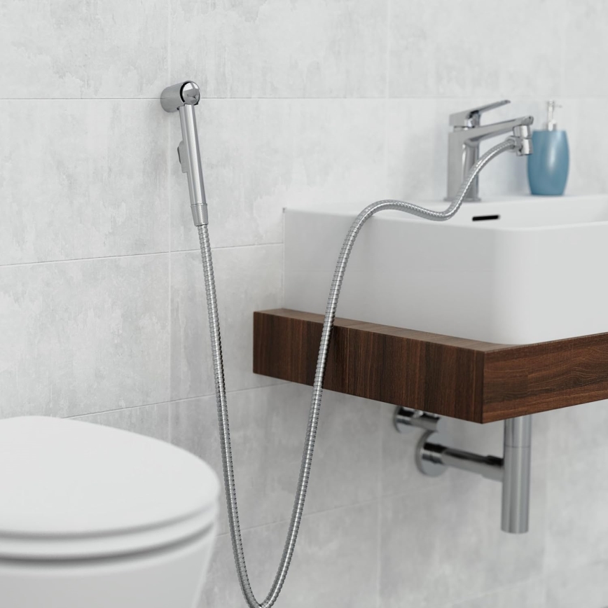 Schütte 78016 - Håndbruser til håndvask i blank krom