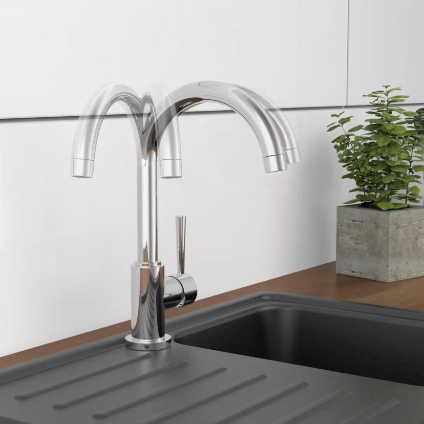 Schütte 79116 - CORNWALL køkkenarmatur i blank krom