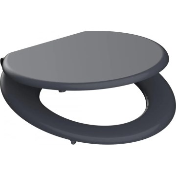Schütte 80104 - Toiletsæde SPIRIT Antracit SoftClose i MDF-træ