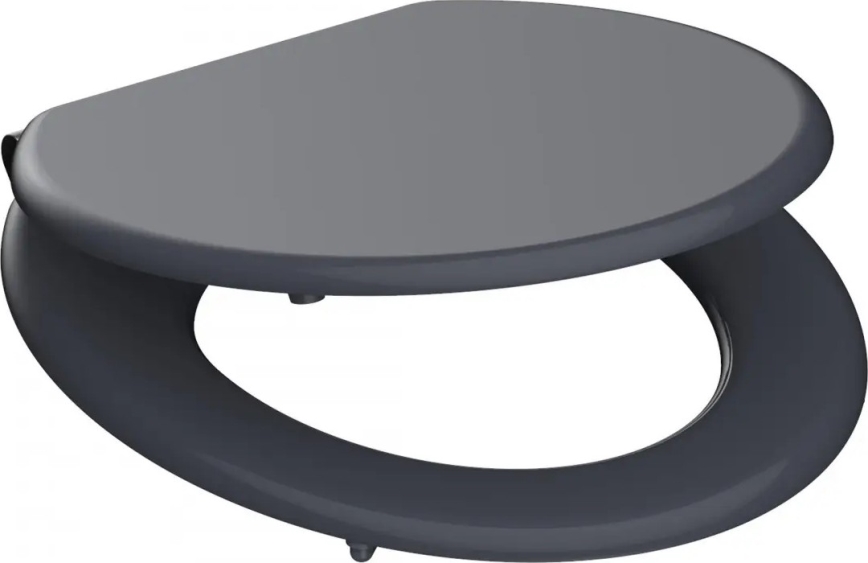 Schütte 80104 - Toiletsæde SPIRIT Antracit SoftClose i MDF-træ